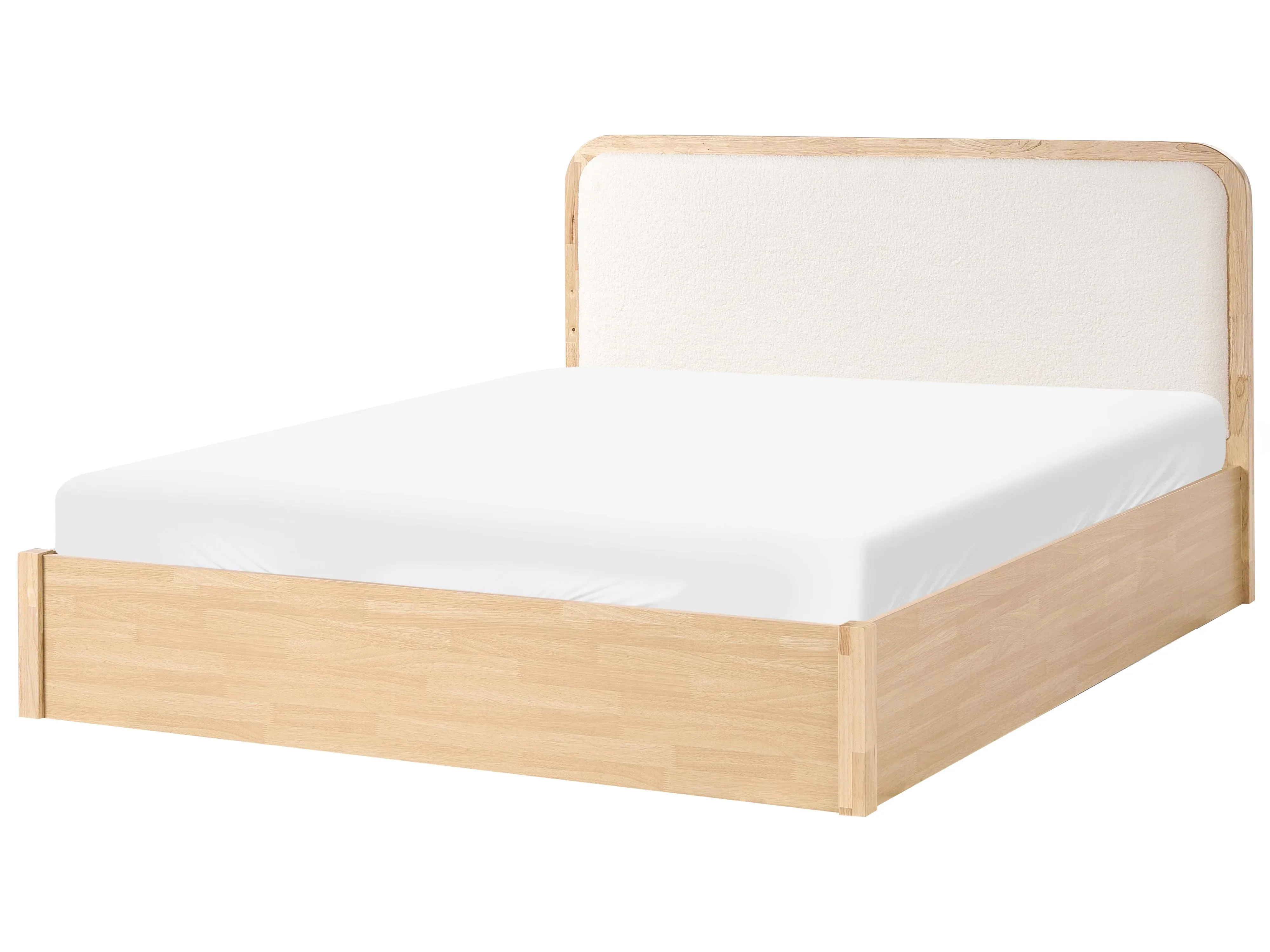 Letto contenitore  180 x 200 cm Marrone chiaro