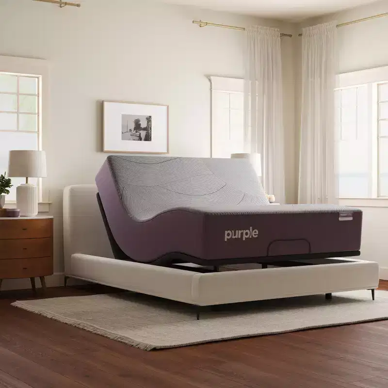 Smart Adjustable Bed Base with App Control, Anti-Snore & One-Touch Presets