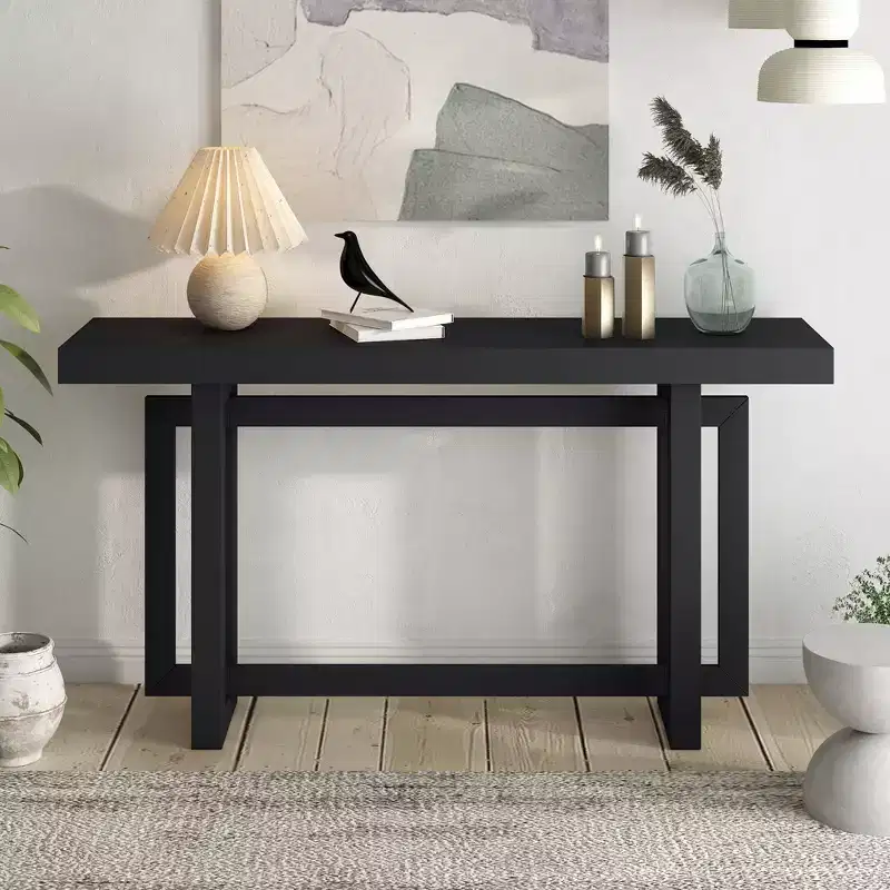 Triple Rectangle Design Entryway Table