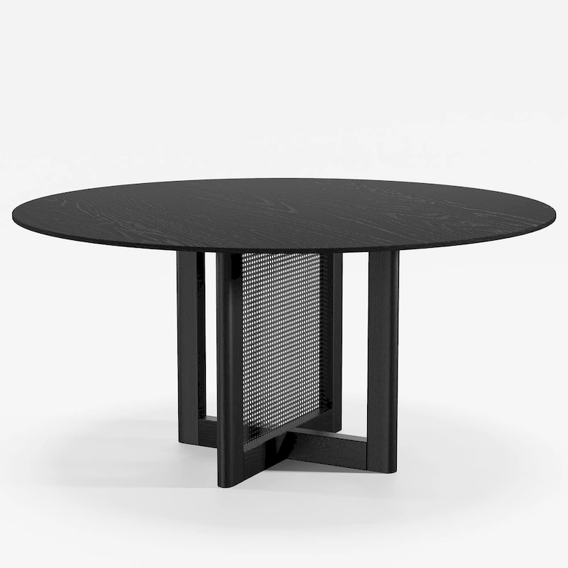 Solid Wood Round Dining Table 4-6 People