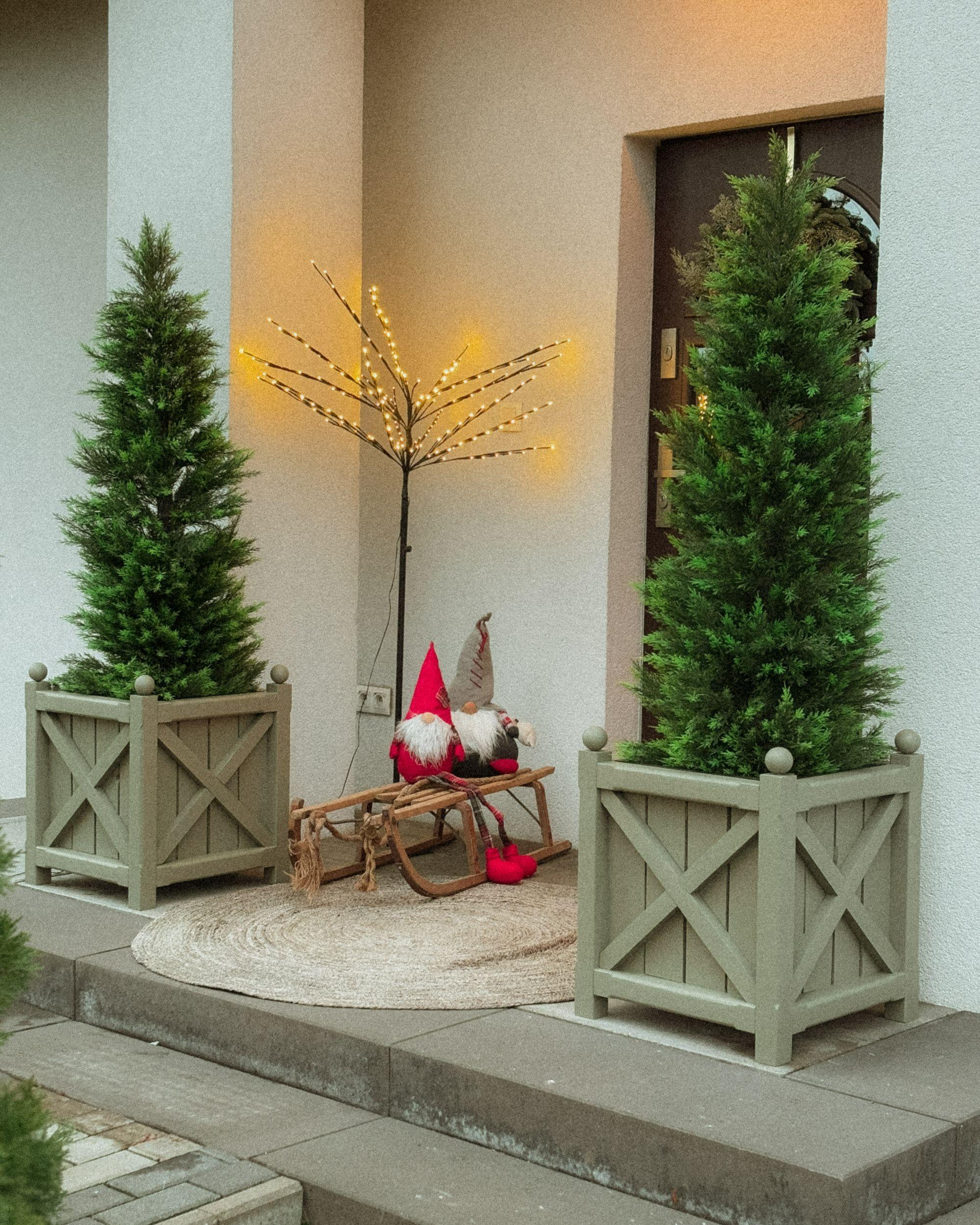 Pianta artificiale CEDAR TREE 153 cm Verde