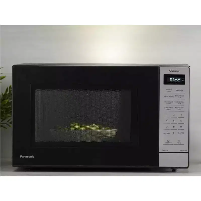 Refurbished: Panasonic NN-SN68QB 1.2 cu. ft. 1250W Inverter Microwave, Black  Manufacturer Refurbished