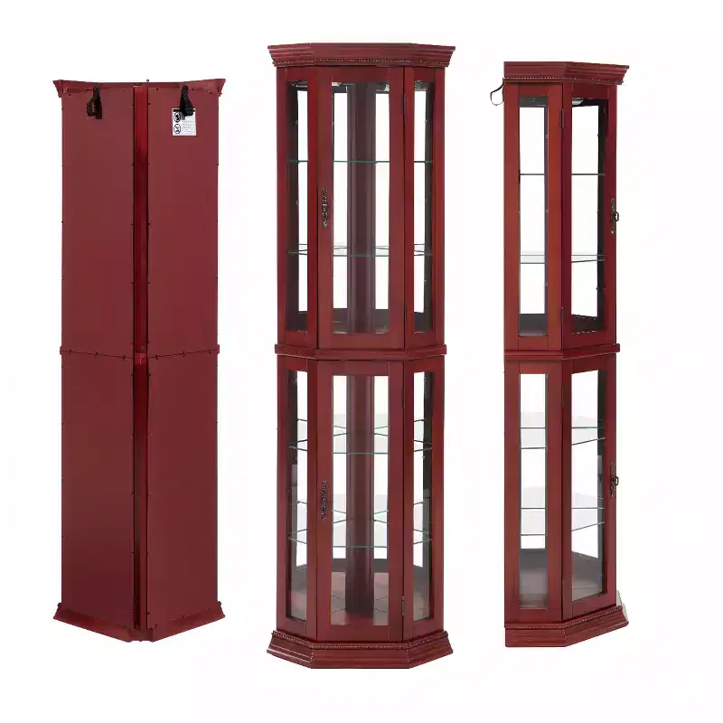 MAYEERTY Bathroom Storage Cabinet Waterproof MDF Enclosed Doors Adjustable Shelves Toiletries Organizer