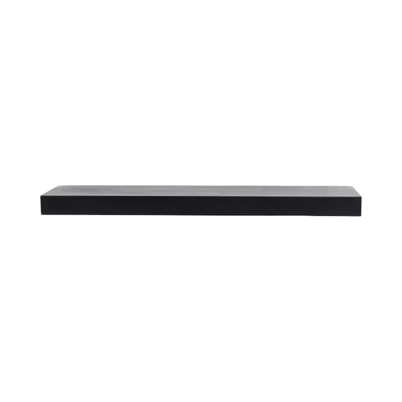 Kate & Laurel All Things Decor 36"x8" Havlock Wood Floating Shelf Black