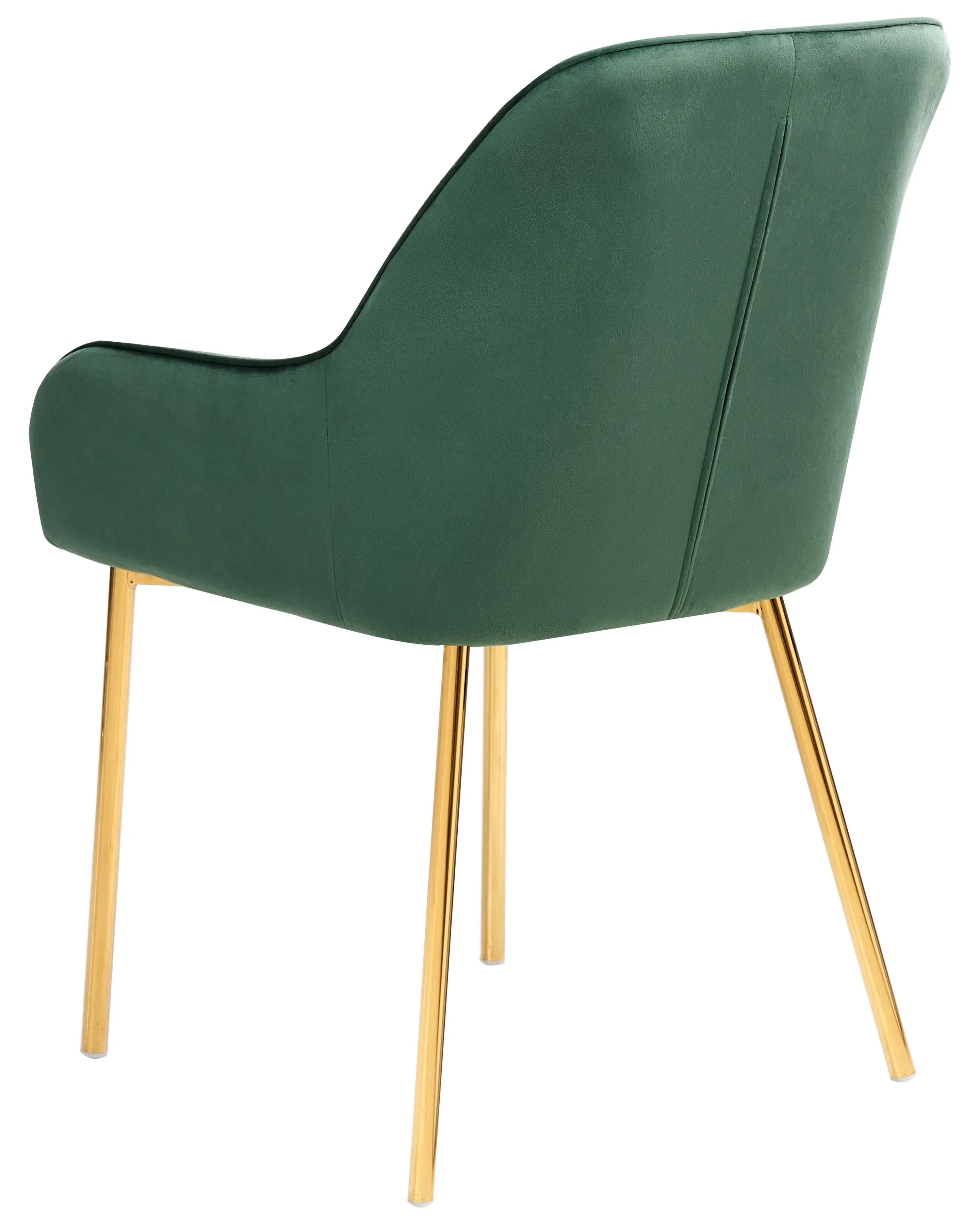Set di 2 sedie da pranzo Velluto Verde