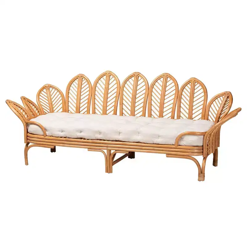 bali & pari Twin Loften Rattan Daybed Light Honey