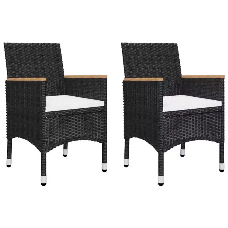 vidaXL Dining Set Solid Acacia wood 5 Piece Set Ergonomic