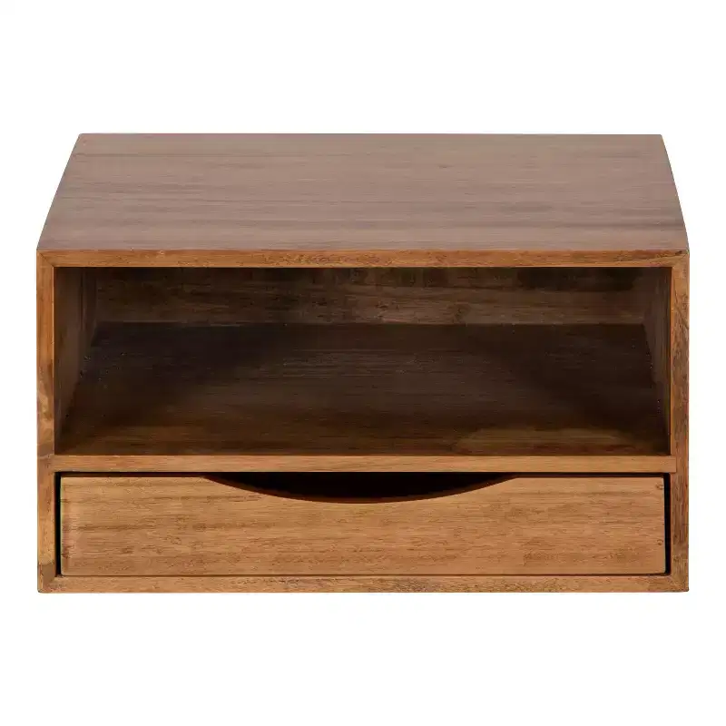 12.5 x 10 x 7 Hutton Floating Wall Shelf with Drawer - Kate & Laurel All Things Decor