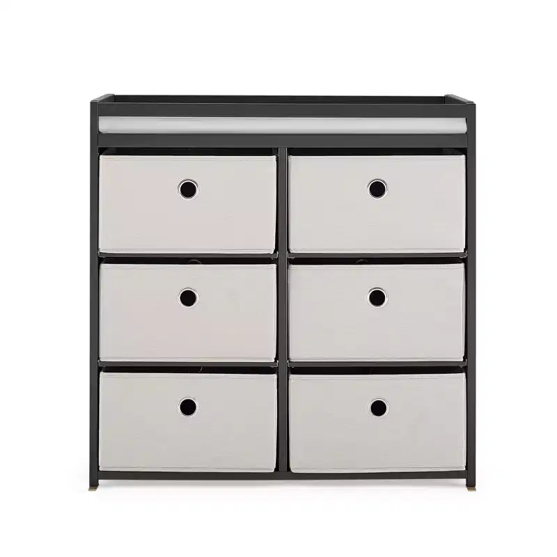 Delta Children Hayes Changing Table with Fabric Bin Dresser