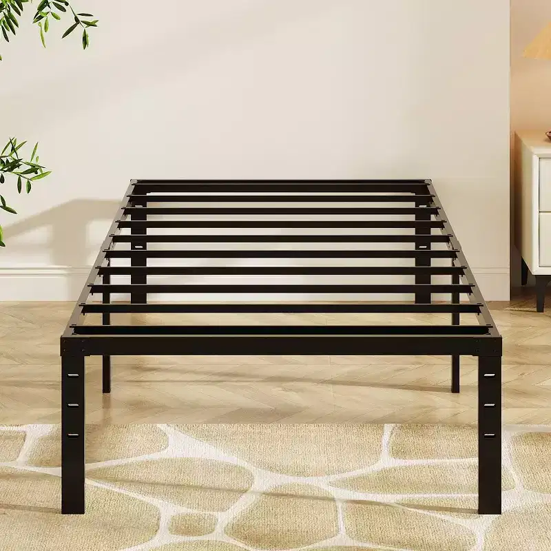 Karl Home 12 inch Height Twin Size Bed Frames Heavy Duty, Metal Platform Bed No Box Spring Needed