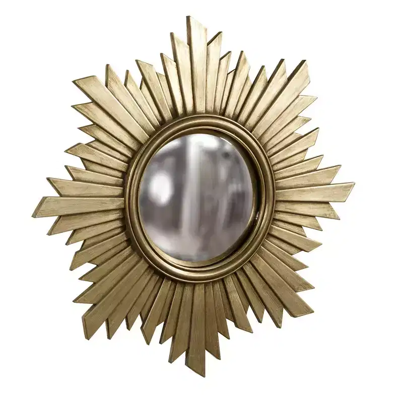 Sunburst Euphoria Decorative Wall Mirror Dark Silver - Howard Elliott