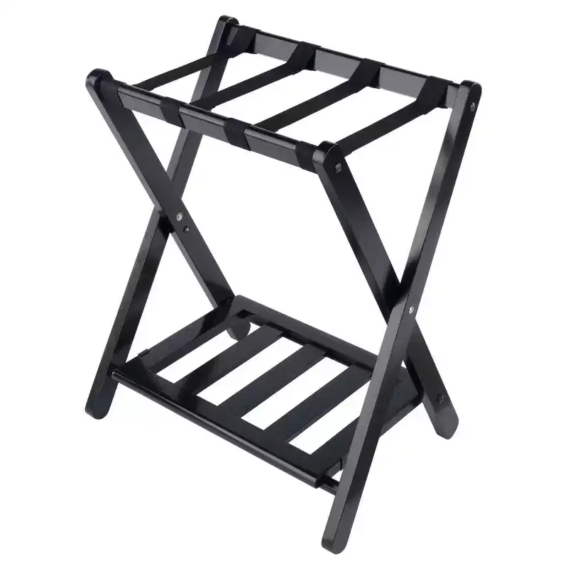 Luggage Rack with Shelf