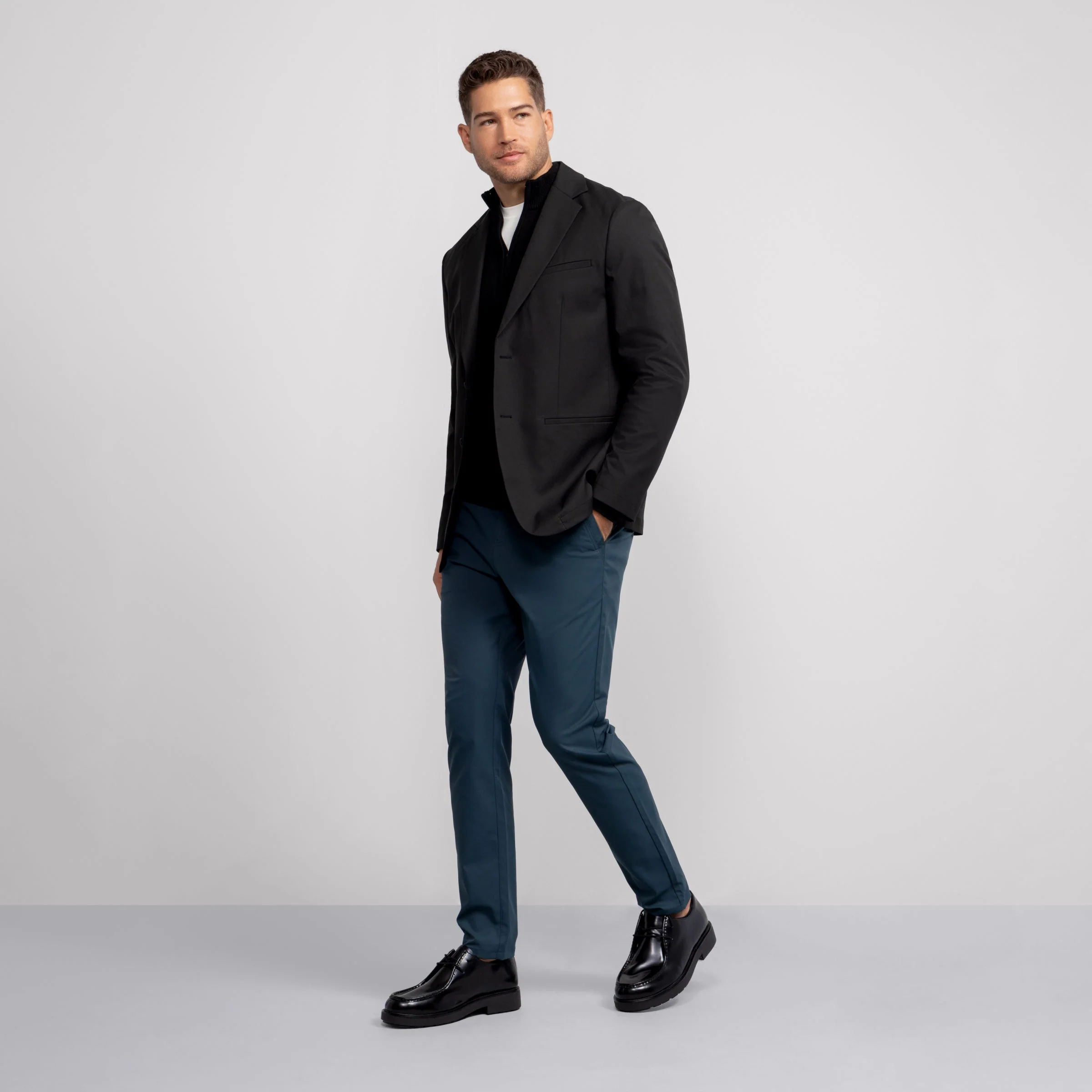 Quarter-Zip Sweater - True Black