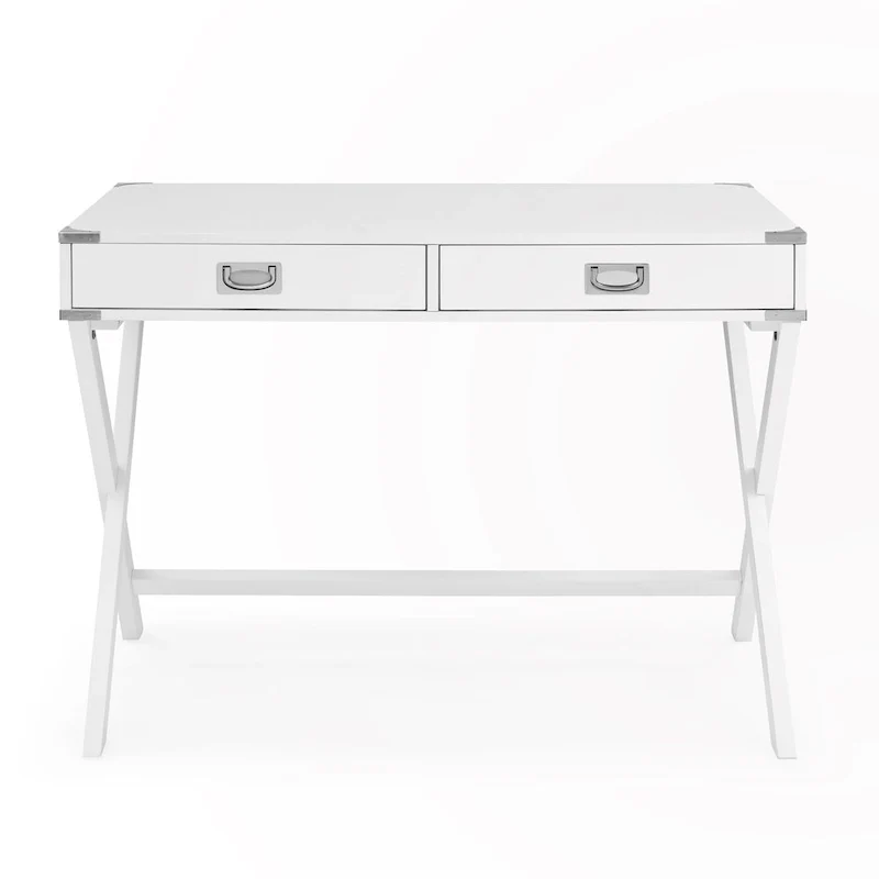 Solid Wood Computer Desk with Drawers