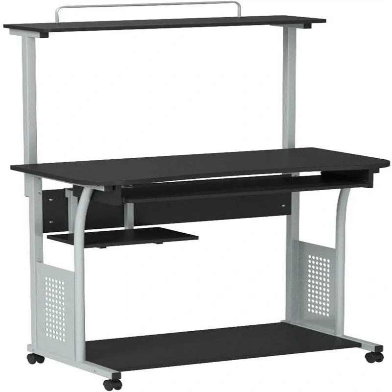 3 Tier Computer Desk with Printer Shelf