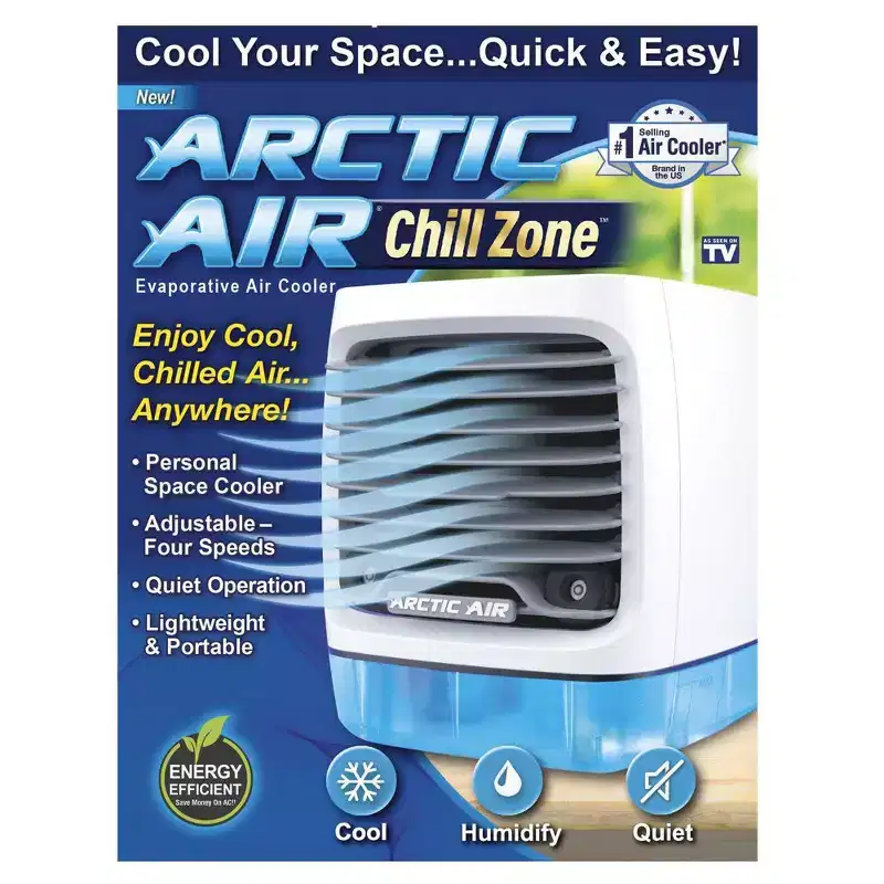 Open Box - As Seen on TV Arctic Air Chill Portable Air Conditioner Humidifier Fan 1200 BTU
