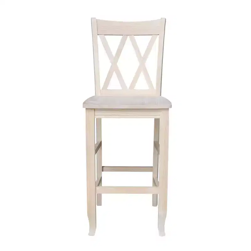 Double X Back Counter Height Barstool