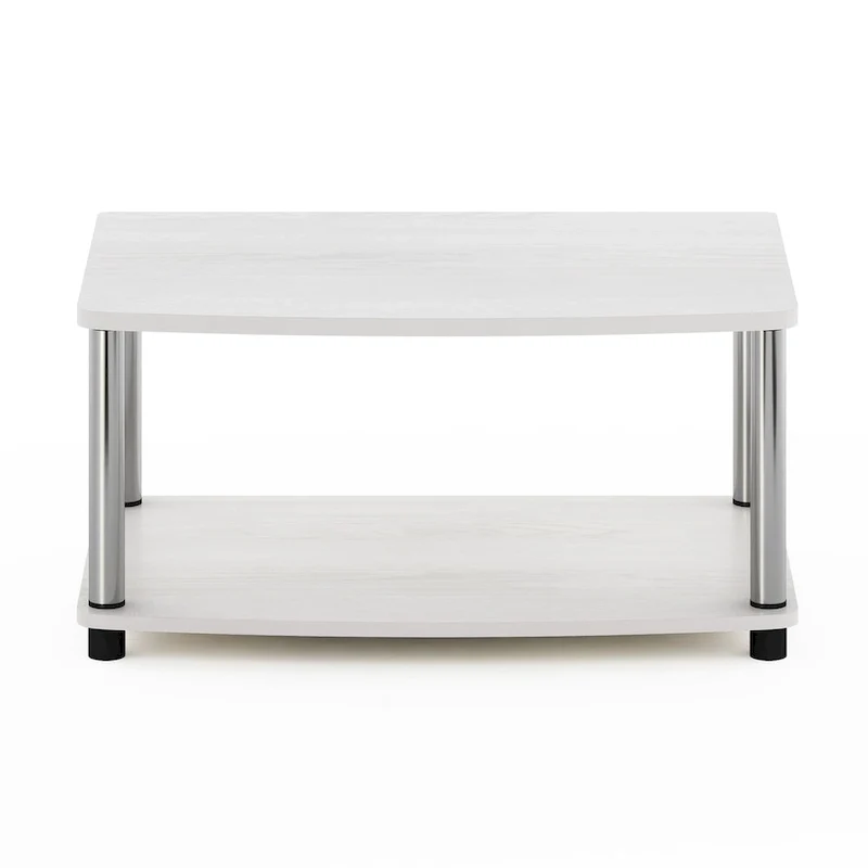 Furinno Turn-N-Tube No Tools 2-Tier Elevated TV Stands