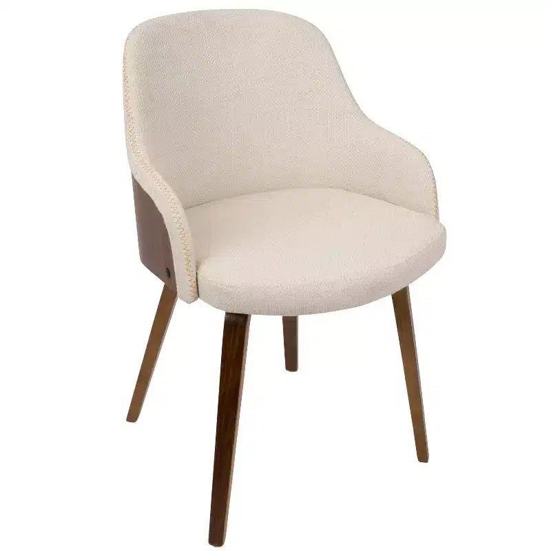 Bacci Mid Century Modern Dining Accent Chair - Lumisource