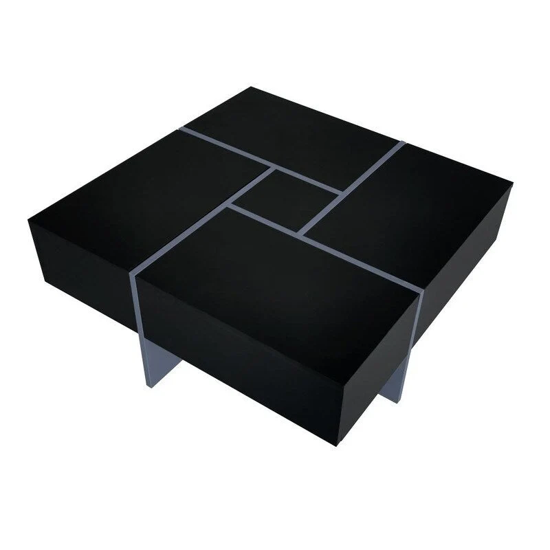 Unique Design Coffee Table with Extendable Sliding Tabletop