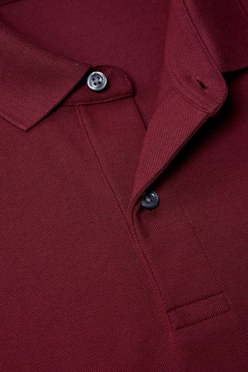 Polo Shirt | Burgundy