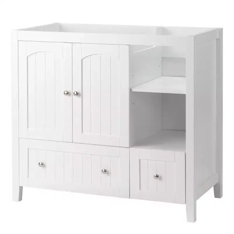 White Bathroom Vanity Without Sink Top
