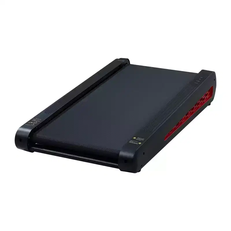 Okak Walking Pad Treadmill with 7 Incline, Folding Treadmill with 2.55HP and LED Display, Under Desk Treadmill for Home, Office, Black+Gray