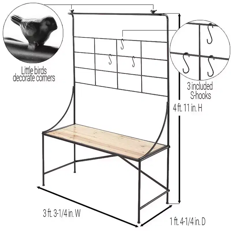 The Lakeside Collection Indoor/Outdoor Storage Shelf -