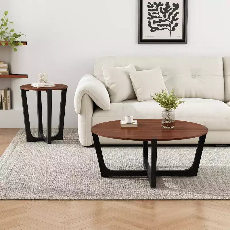 Christopher Knight Home Vandor Modern Acacia Wood Coffee and Side Table Set