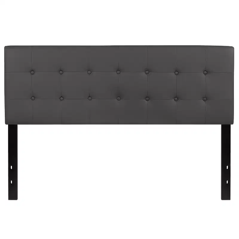 Emma and Oliver Button Tufted Upholstered Headboard