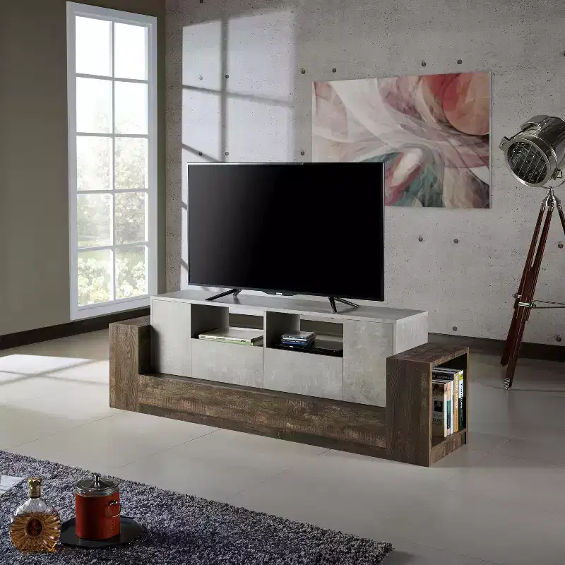 Industrial TV Stand for TVs up to 80