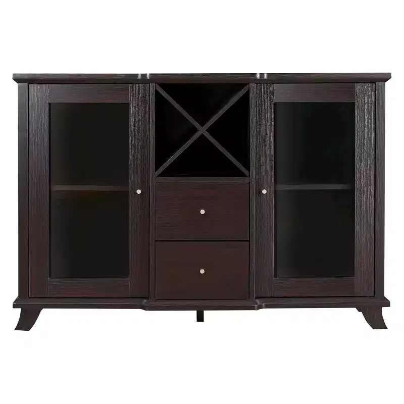 HOMES: Inside + Out Antonette Transitional Multi-Storage Dining Buffet Cappuccino
