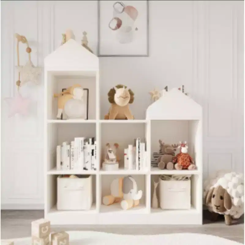 Forest-Themed Kids Bookcase (MDF & PB)
