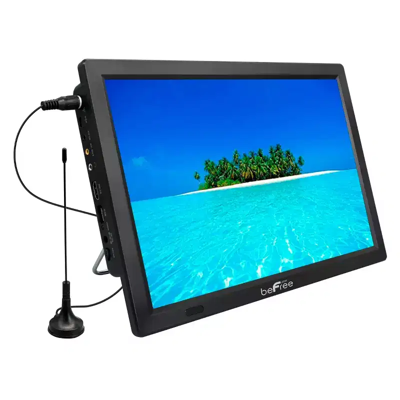 beFree Sound Portable Rechargeable 14 Inch LED TV
