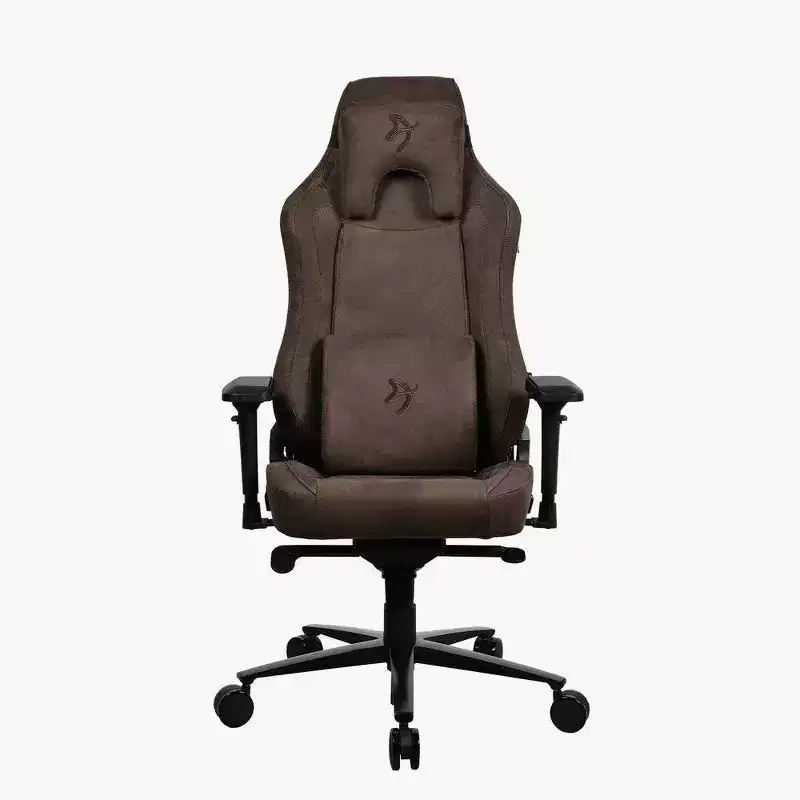 Supersoft Office and Gaming Chair with Memory Foam Lumbar Support, Brown