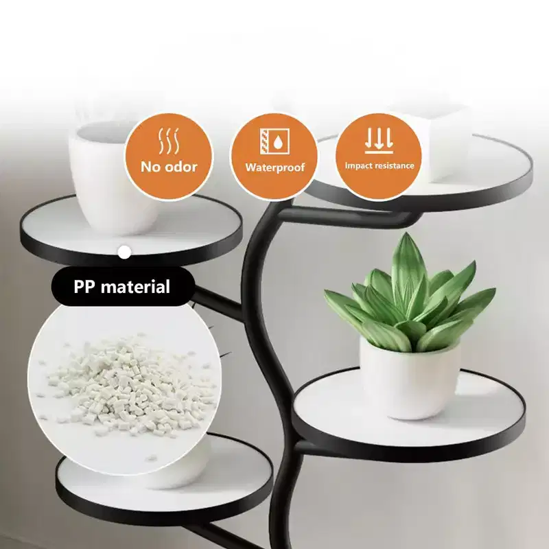 Metal Plant Stand, Multi-Layer Indoor Flower Stand Corner Plant Shelf Flower Pot Holder Tall Planter Holder Shelf Rack For Patio Living Room