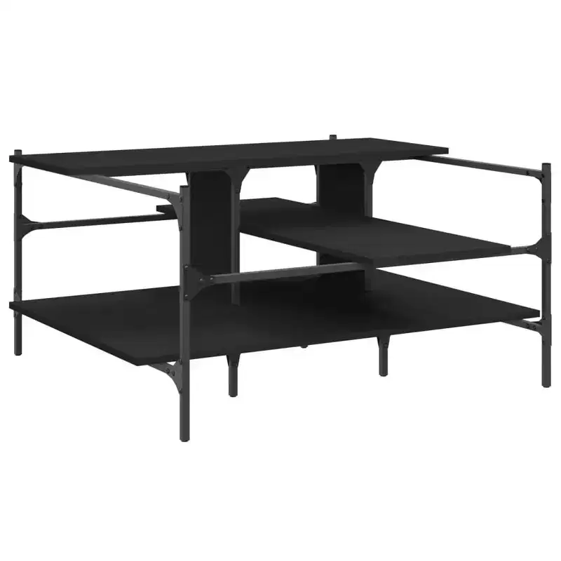 vidaXL Coffee Table Storage End Table Living Room Furniture Engineered Wood