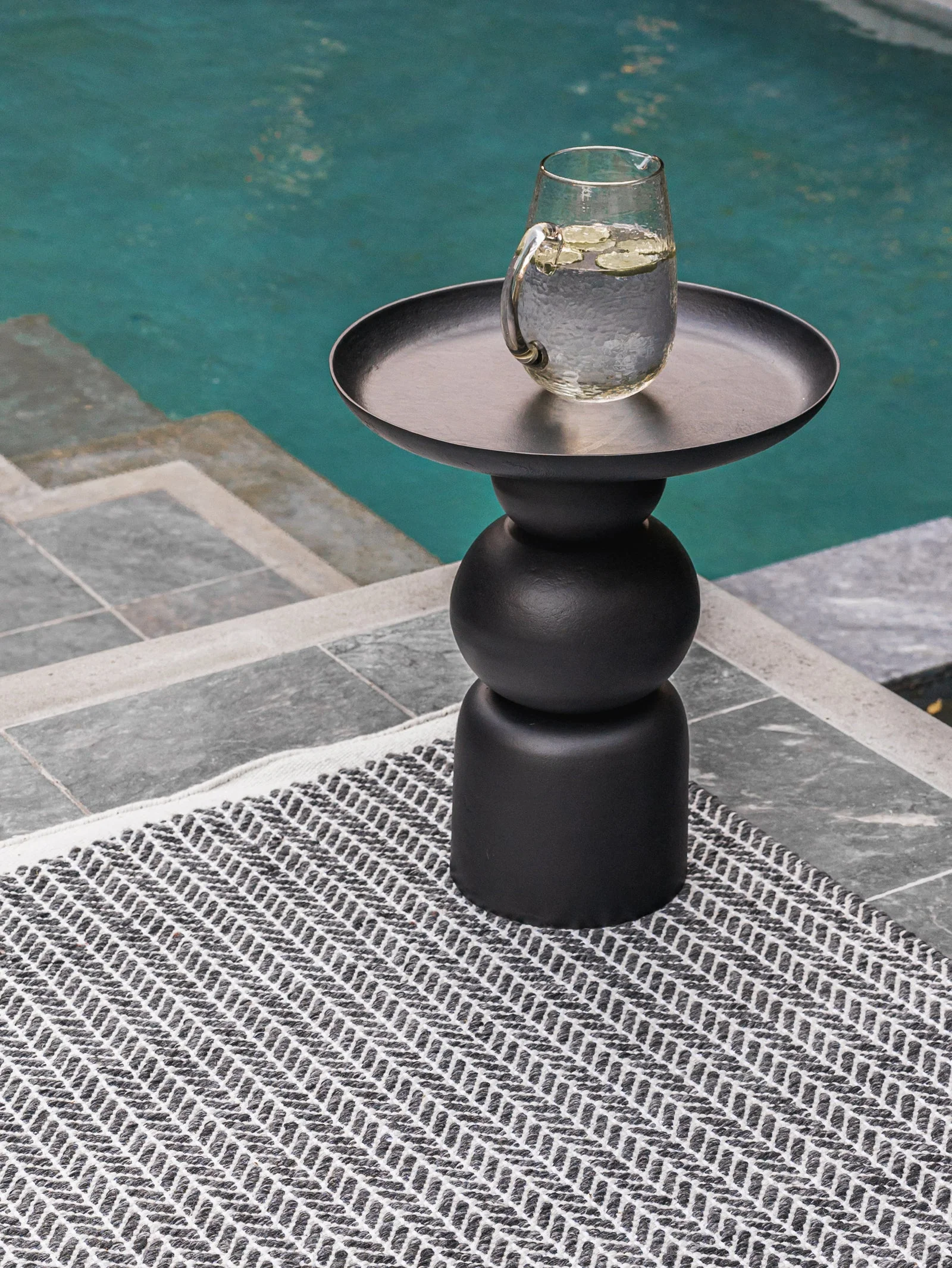 Aluminium Side Table for Patio