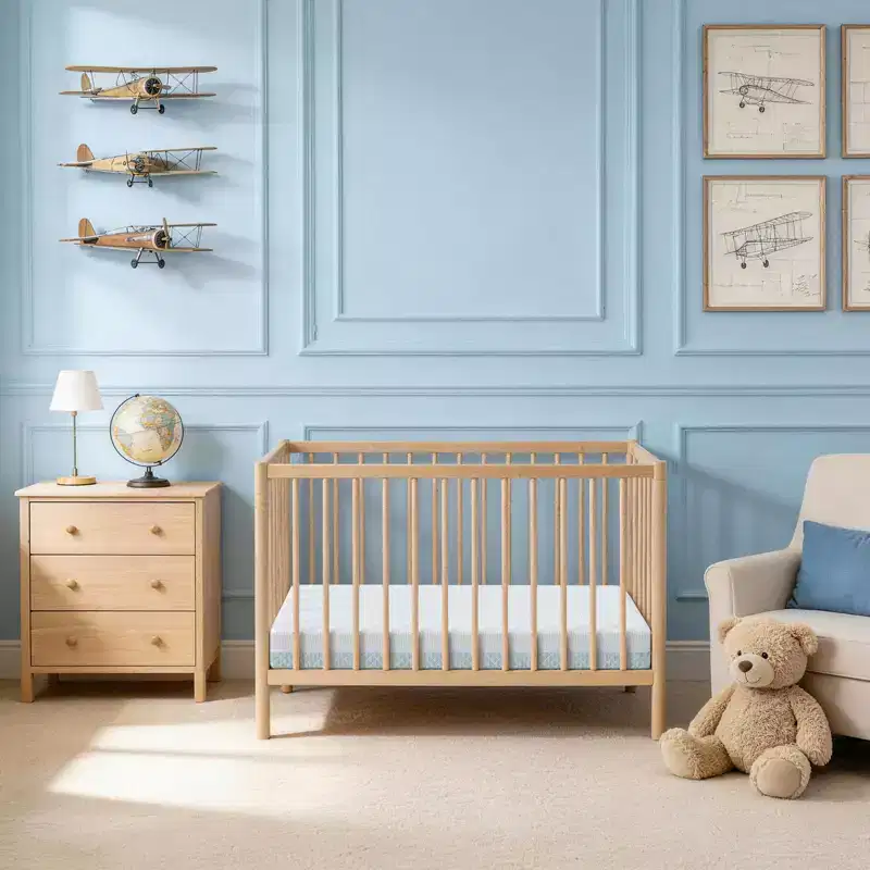 Mini Crib Mattress 38x24x4, Breathable Lyocell Washable Cover, Pack and Play Mattress with Comfort Gel Memory Foam