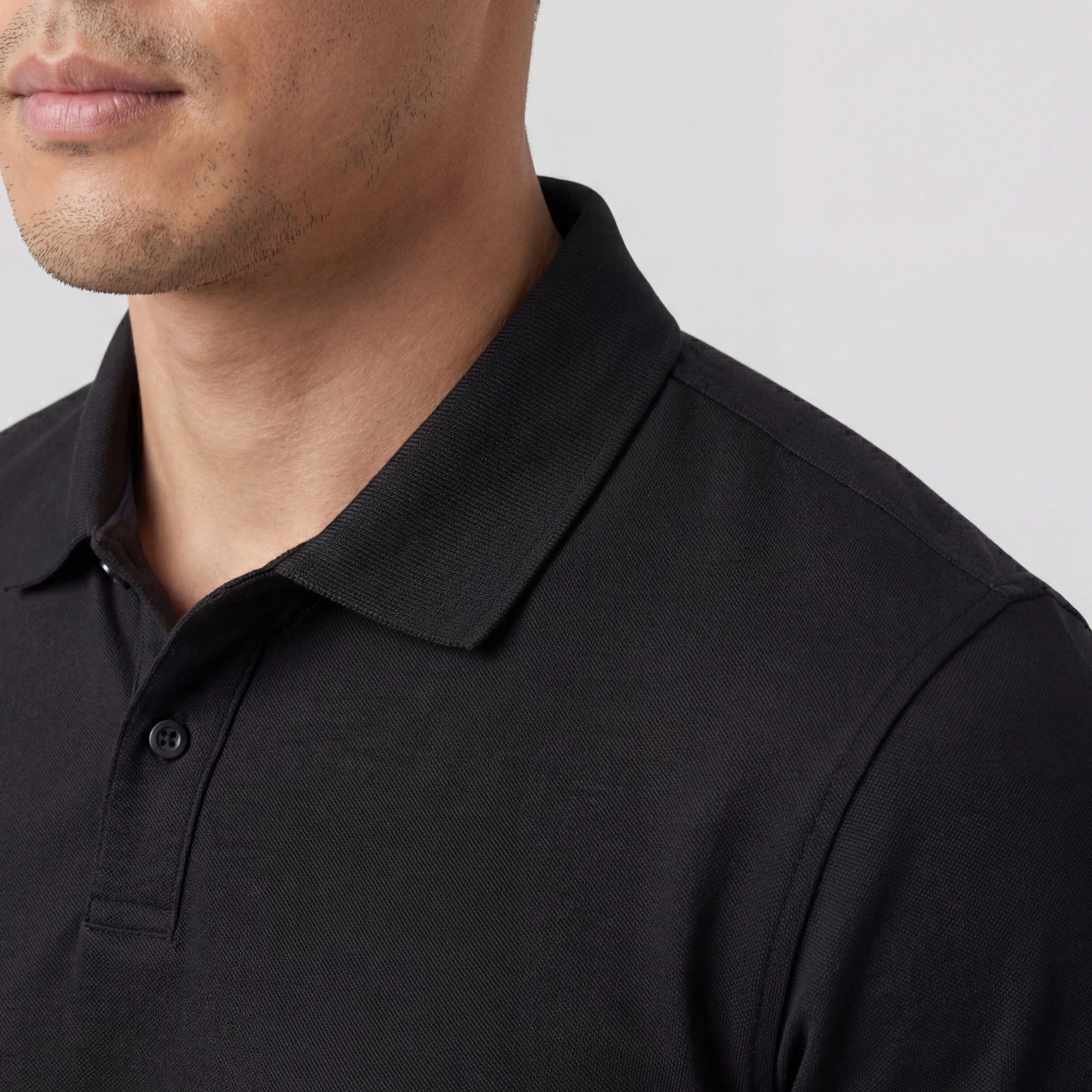 Piqué Polo - True Black