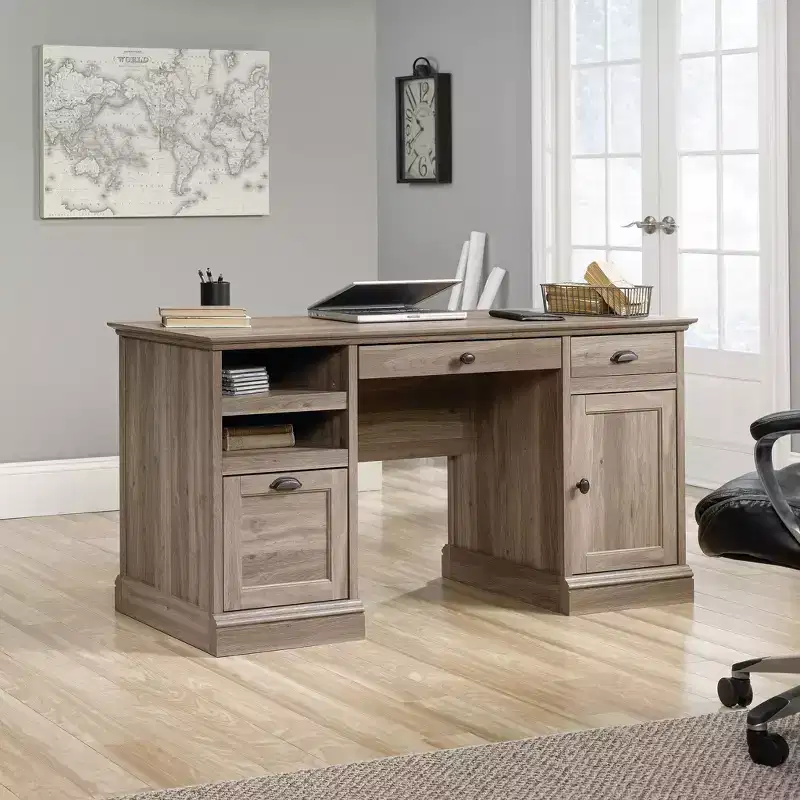 Barrister Lane 3 Drawer Executive Desk - Sauder
