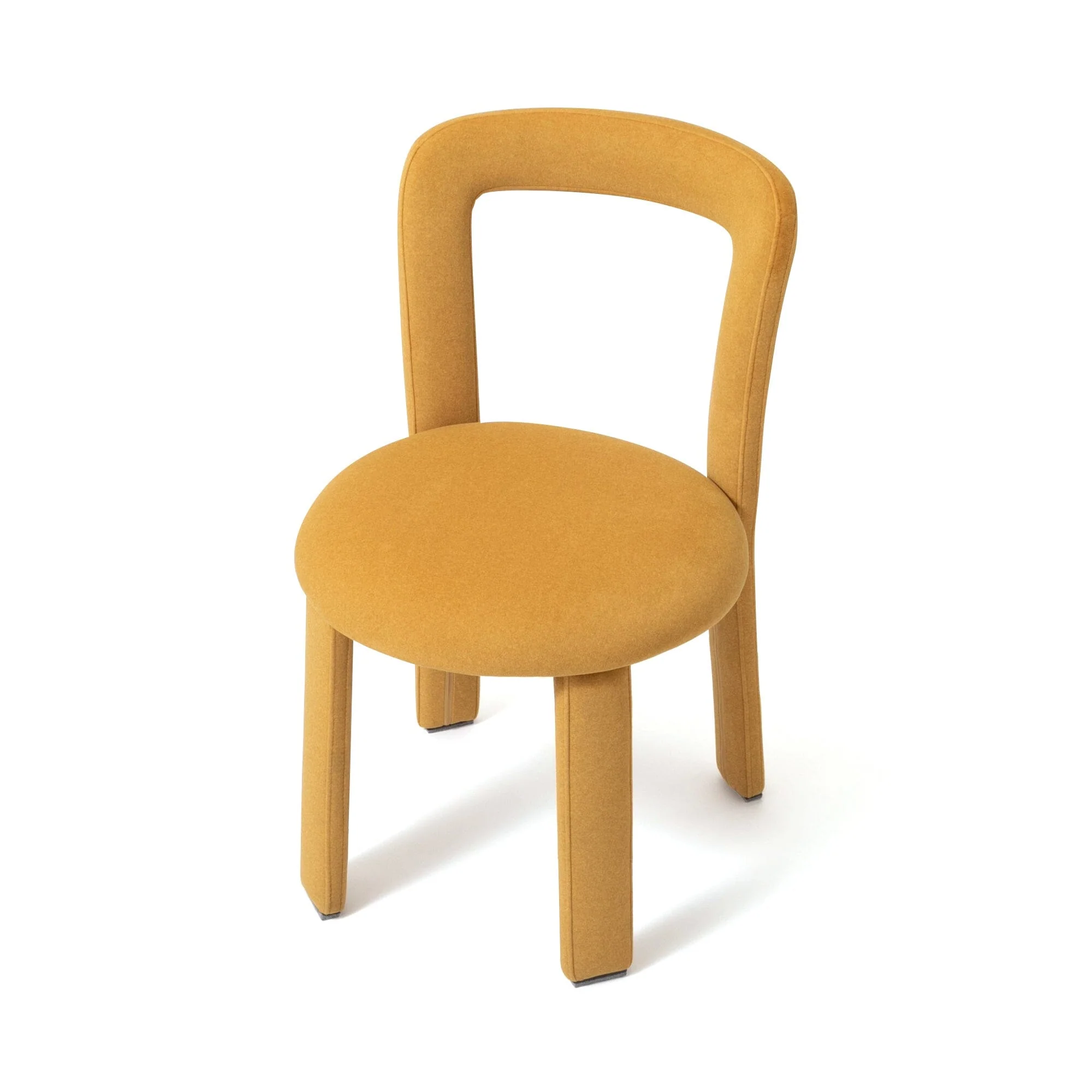 Yellow Upholstered Accent Chair