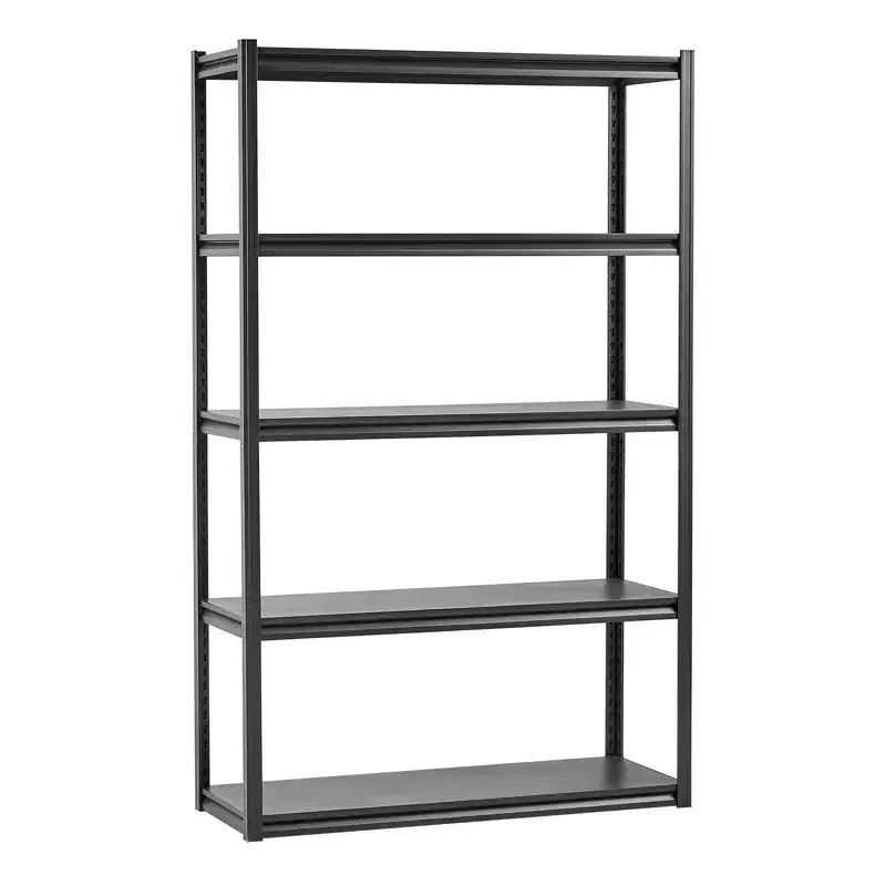 VEVOR Storage Shelves, 3000lbs, 5Tier Garage Storage Shelving, 18 Dx48 Wx78 H Adjustable Metal Shelves for Garage Shelves Utility Rack Shelf,Black