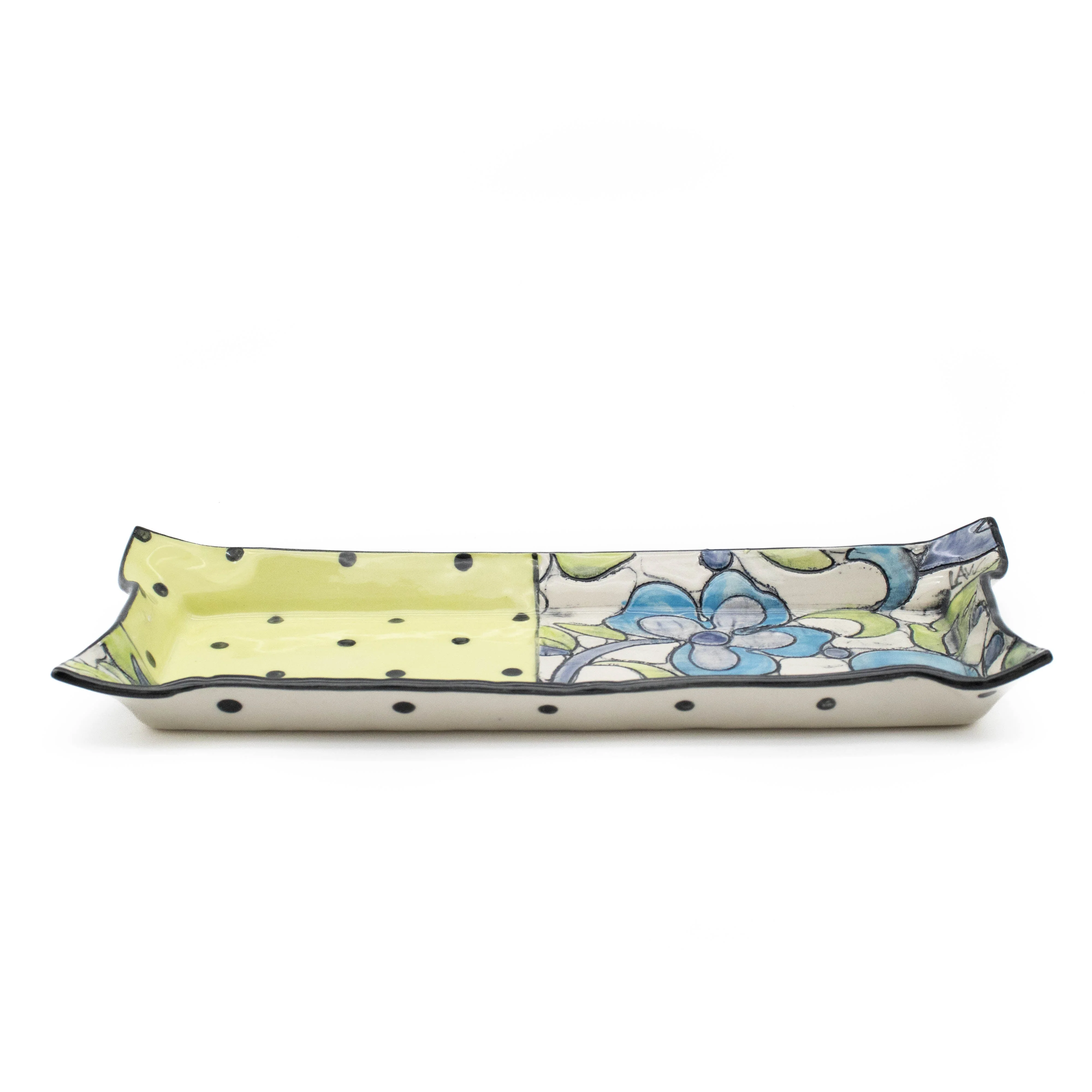 Long Yellow Rectangle Platter
