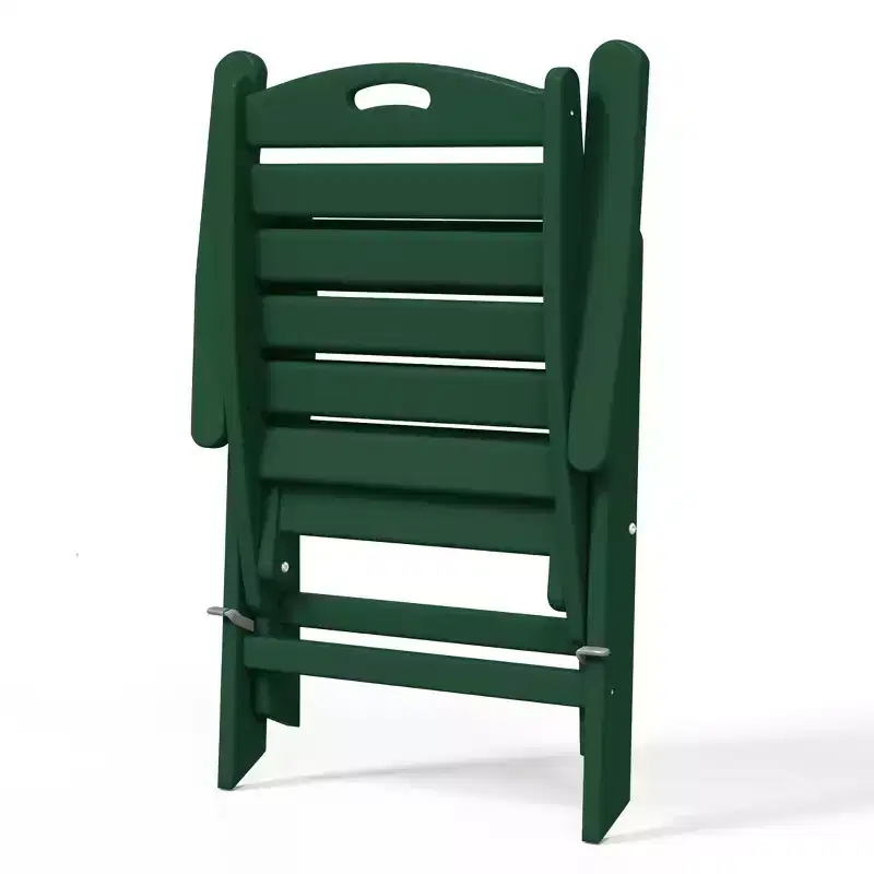 WestinTrends Malibu HDPE Adjustable Highback Folding Patio Dining Chair