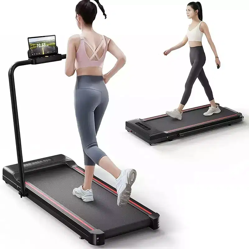 Treadmill, Walking Pad, Under Desk Treadmill, 3-in-1 Folding Treadmill for Home, Portable Electric Treadmill, Black Red