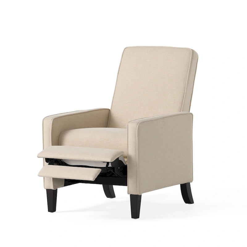 Dalton Fabric Pushback Recliner Club Armchair by Christopher Knight Home