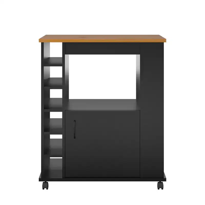 Rolling Kitchen Cart with Storage
