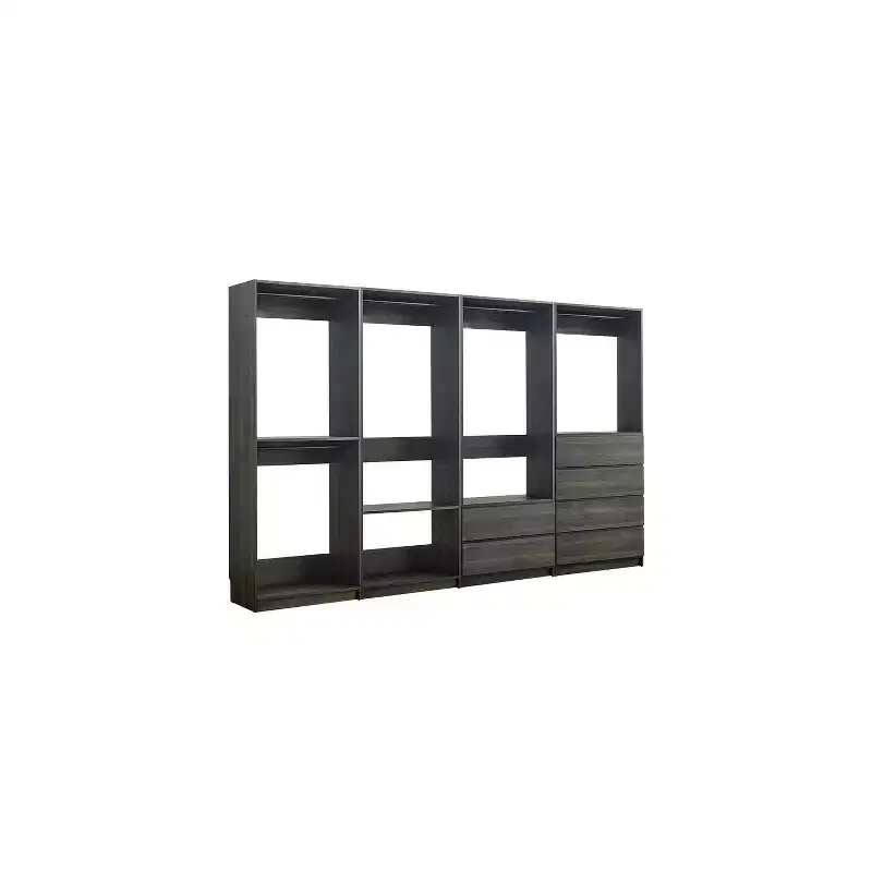 Freestanding Walk in Wood Closet System