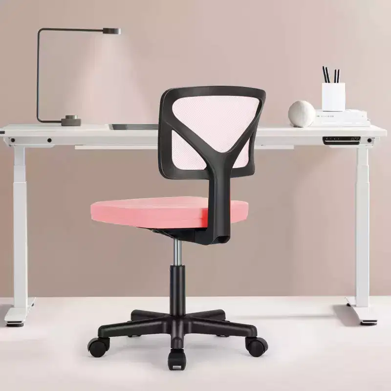 Zen Minimalist Office Pod - WhisperRoll Casters and Breathable Back